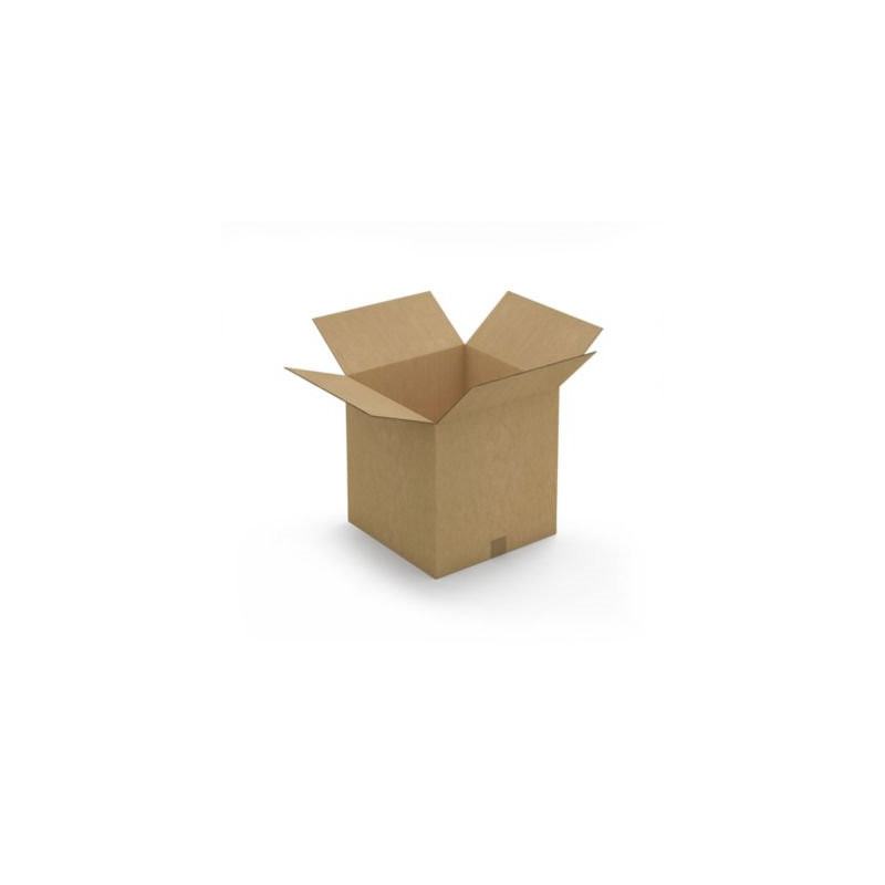 Caisse carton brune double cannelure RAJA 38x38x40 cm