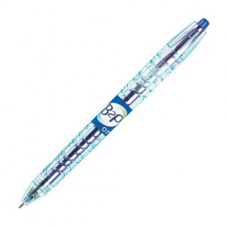 STYLO ROLLER PILOT B2P BEGREEN RÉTRACTABLE POINTE 0,7 MM - ÉCRITURE MOYENNE BLEU