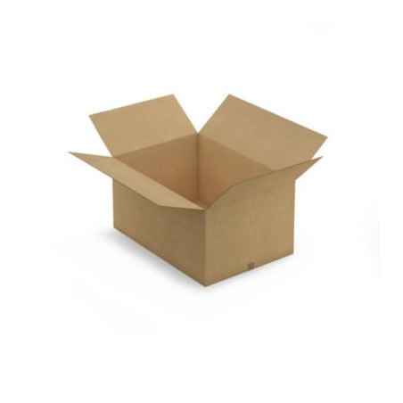 Caisse carton brune double cannelure RAJA 100x70x50 cm