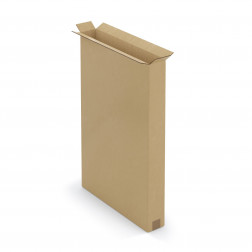 Caisse carton brune double cannelure RAJA 107x15x77 cm