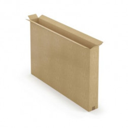 Caisse carton brune double cannelure RAJA 137x15x87 cm