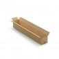 Caisse carton longue double cannelure à grande ouverture RAJA 100x15x15 cm