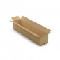 Caisse carton longue double cannelure à grande ouverture RAJA 100x20x20 cm