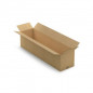 Caisse carton longue double cannelure à grande ouverture RAJA 120x30x30 cm