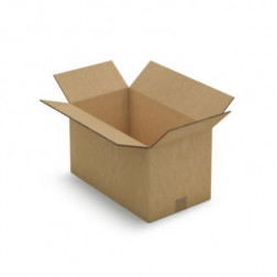 Caisse carton brune triple cannelure RAJA 46x26x26 cm