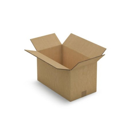 Caisse carton brune triple cannelure RAJA 46x26x26 cm