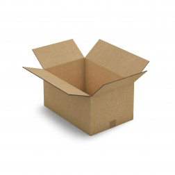 Caisse carton brune triple cannelure RAJA 46x26x26 cm