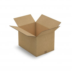 Caisse carton brune triple cannelure RAJA 46x26x26 cm