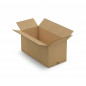 Caisse carton brune triple cannelure RAJA 46x26x26 cm