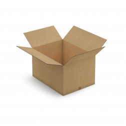 Caisse carton brune triple cannelure RAJA 46x26x26 cm