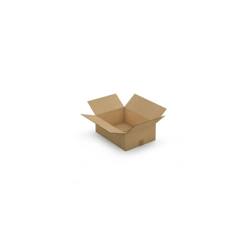 Caisse carton brune double cannelure RAJA 43x31x15 cm