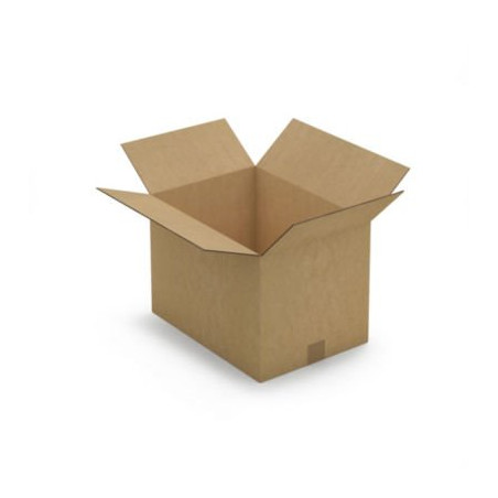 Caisse carton brune double cannelure RAJA 43x31x30 cm