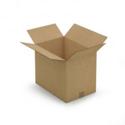 Caisse carton brune double cannelure RAJA 43x30x35 cm