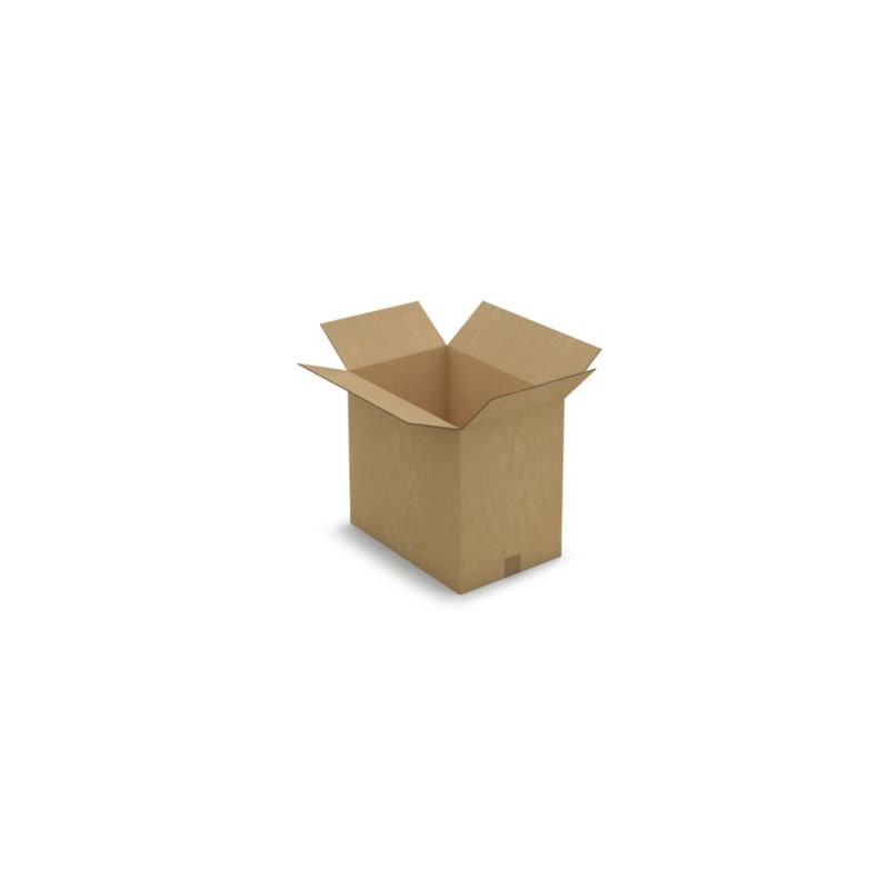 Caisse carton brune double cannelure RAJA 45x30x40 cm