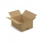 Caisse carton brune simple cannelure RAJA 40x30x18 cm