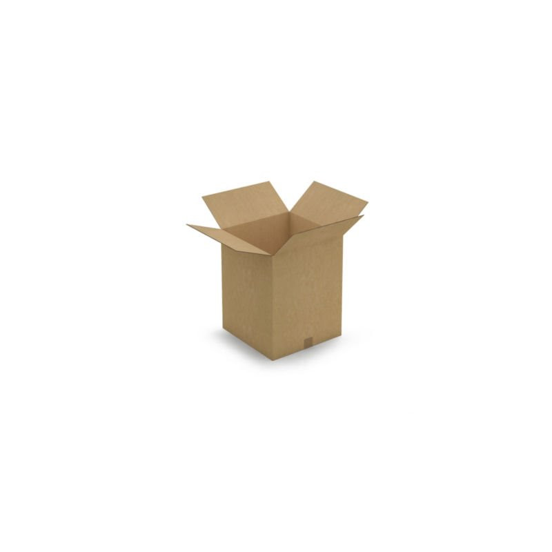 Caisse carton brune double cannelure RAJA 40x40x50 cm