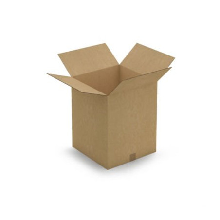 Caisse carton brune double cannelure RAJA 40x40x50 cm