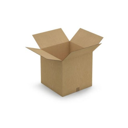 Caisse carton brune double cannelure RAJA 45x45x45 cm