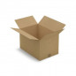 Caisse carton brune simple cannelure RAJA 48x33x30 cm