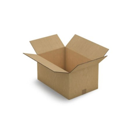 Caisse carton brune triple cannelure RAJA 50x33x25 cm