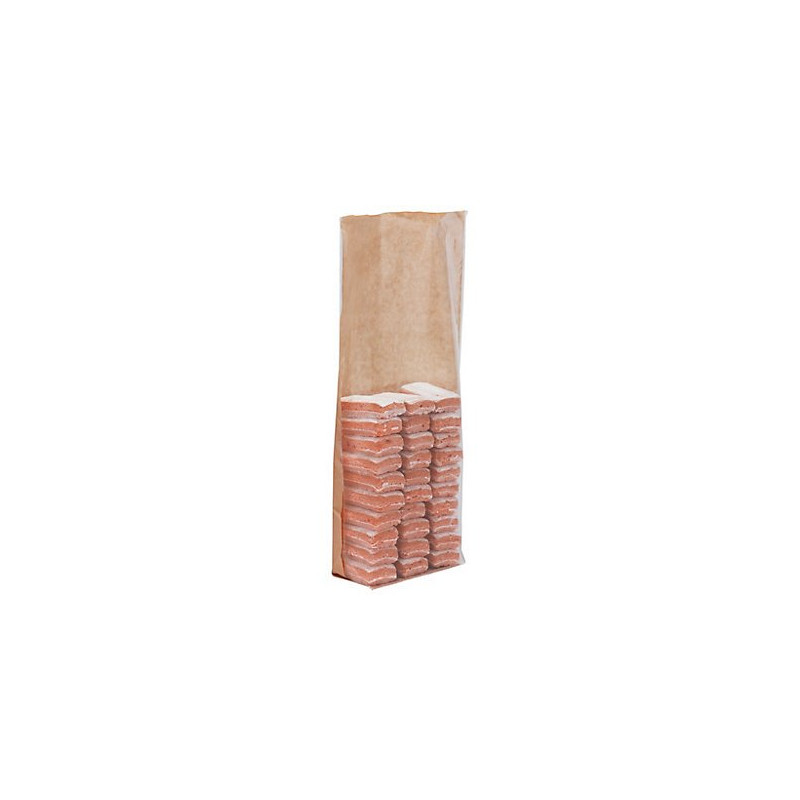 SAC BONBONS DOS KRAFT 120 X 275 MM S/IMP FOND CARTON