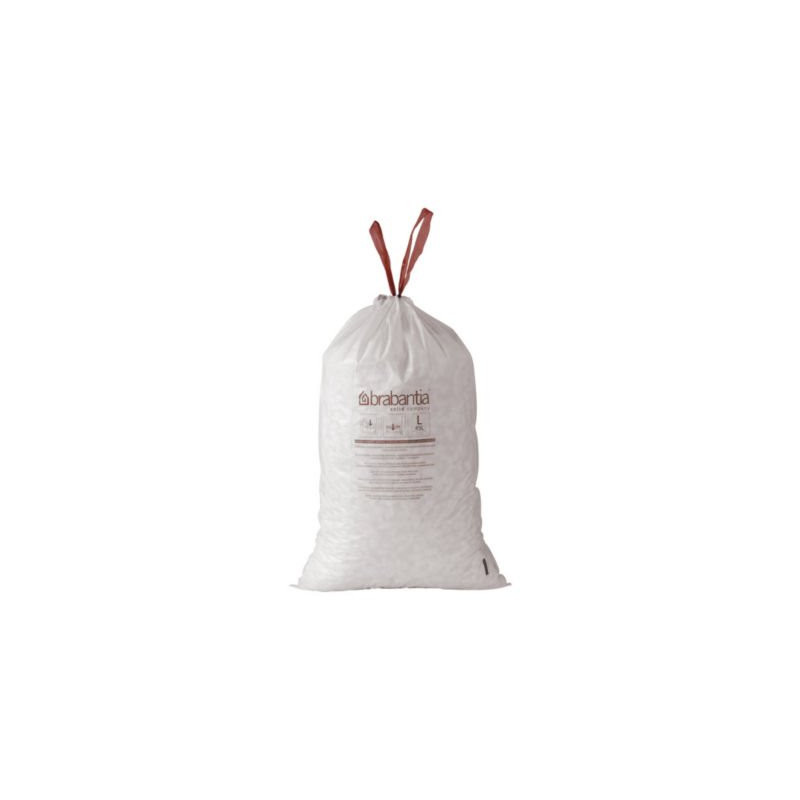 ROULEAU 20 SACS POUBELLE BLANC 5L