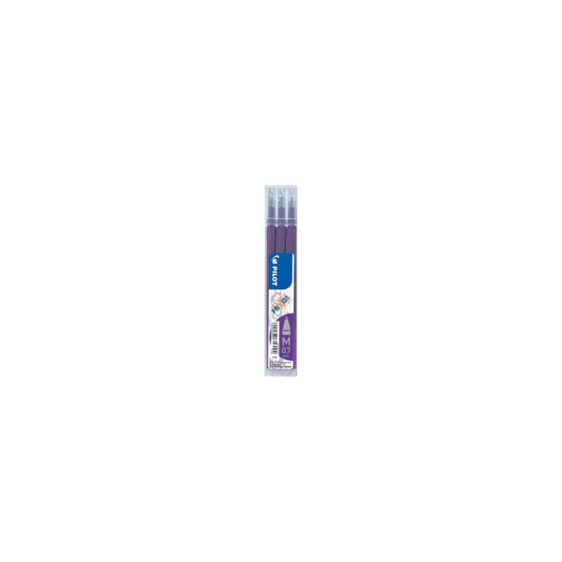 LOT 3 RECHARGES FRIXION VIOLET 0.7MM