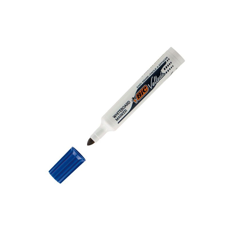 MARQUEUR EFFAÇABLE BIC VELLEDA 1711 POINTE OGIVE 1,9 MM BLEU