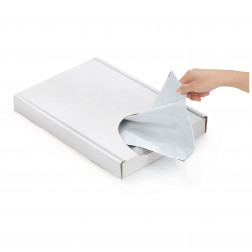 Mini-colis pochettes plastique opaque blanche Super 26x40 cm