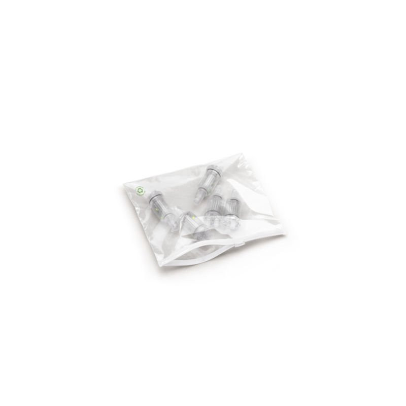 Sachet plastique 50% recyclé transparent à curseur 20x18 cm