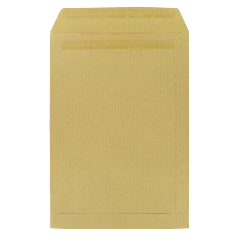 POCHETTES ADMINISTRATIVES KRAFT BRUN 229X324 MM GAMME BUDGET SANS FENÊTRE - BOÎTE DE 250