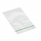 Sachet plastique zip 50% recyclé transparent 100 microns RAJA 10 x 10 cm 