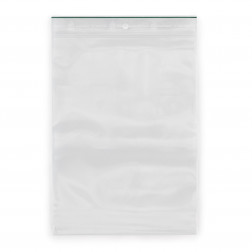 Sachet plastique zip 50% recyclé transparent 100 microns RAJA 18 x 25 cm 