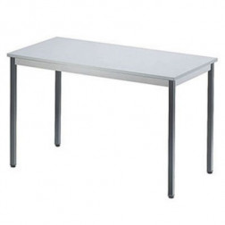 TABLE RECTANGLE BUDGET GRIS CL/GRIS F