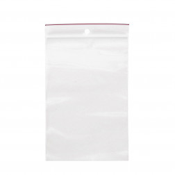 Sachet plastique zip transparent 60 microns RAJA 12x18 cm