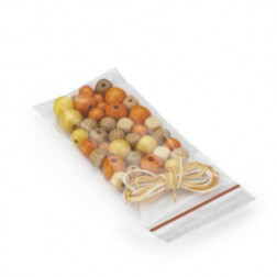 Sachet plastique zip transparent 60 microns RAJA 8,5x18 cm