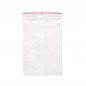 Sachet plastique zip transparent 60 microns RAJA 15x20 cm