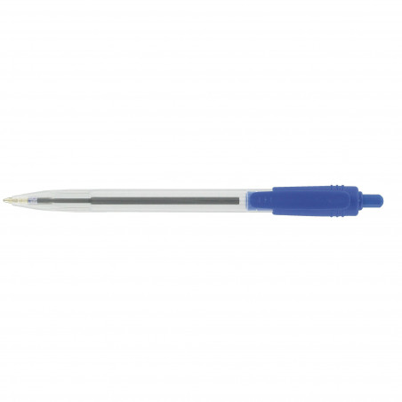 STYLO BILLE BUDGET RÉTRACTABLE POINTE 0,7 MM - ÉCRITURE MOYENNE BLEU