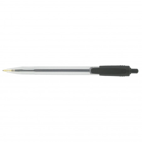 STYLO BILLE BUDGET RÉTRACTABLE POINTE 0,7 MM - ÉCRITURE MOYENNE NOIR