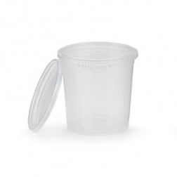 Pot inviolable plastique 155 ml