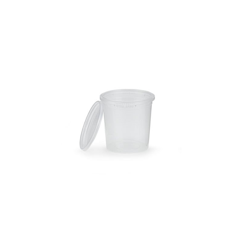 Pot inviolable plastique 155 ml