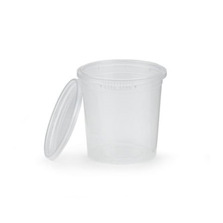 Pot inviolable plastique 155 ml