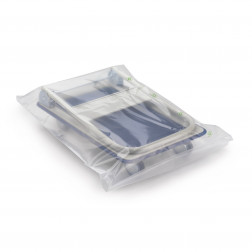 Sachet plastique recyclé transparent 150 microns RAJA 45x70 cm