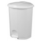 POUBELLE A PEDALE PRIMA 50L BLANC