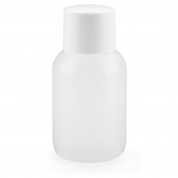 Cruchon plastique avec bouchon blanc standard 60 ml