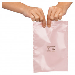 Sachet plastique zip antistatique 8x12 cm