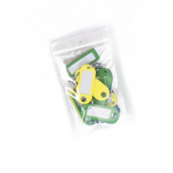 Sachet plastique zip transparent 50 microns 4 x 6 cm