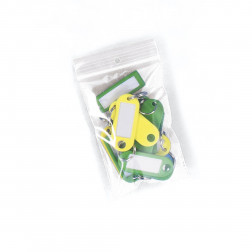 Sachet plastique zip transparent 50 microns 12,5 x 12,5 cm