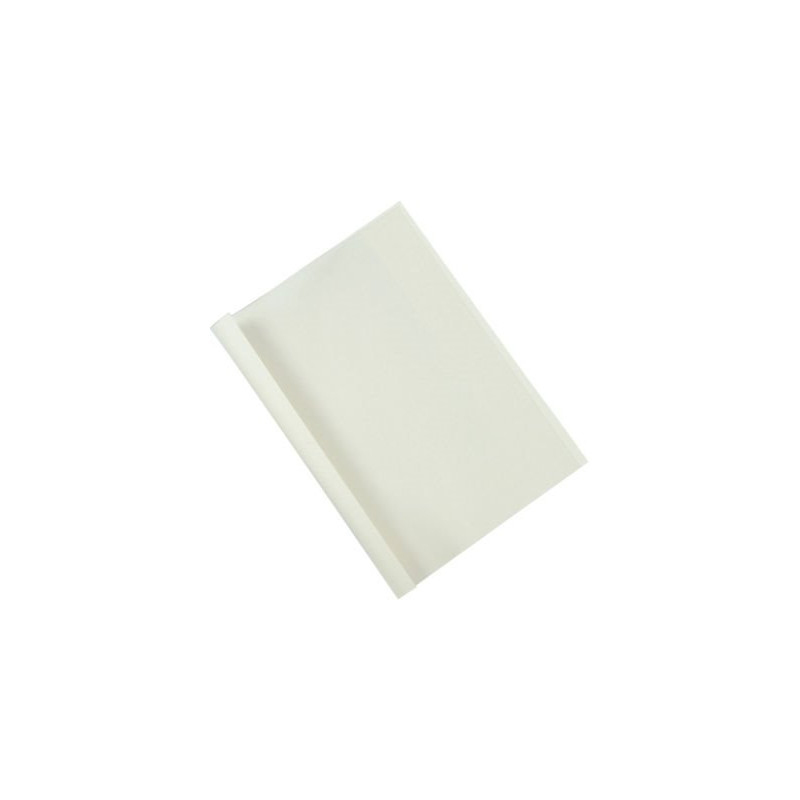 LOT 100 COUV A4 DOS 12MM 150µ BLANC