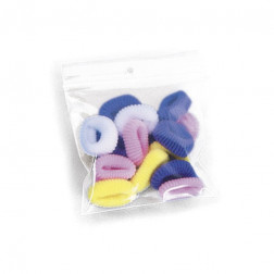 Sachet plastique zip transparent 50 microns 15 x 15 cm